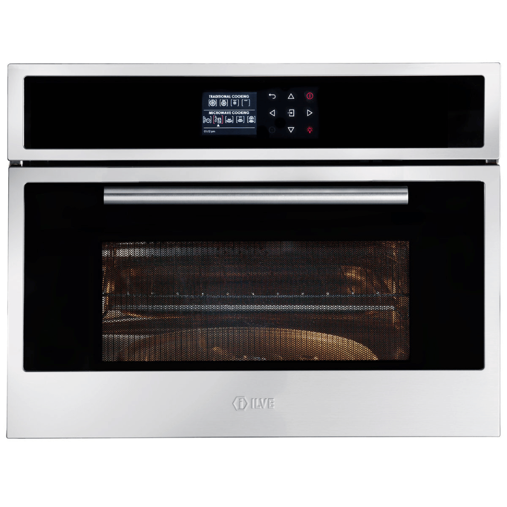 Ilve ILCM45X 60cm Stainless Steel Compact Combi Microwave Oven