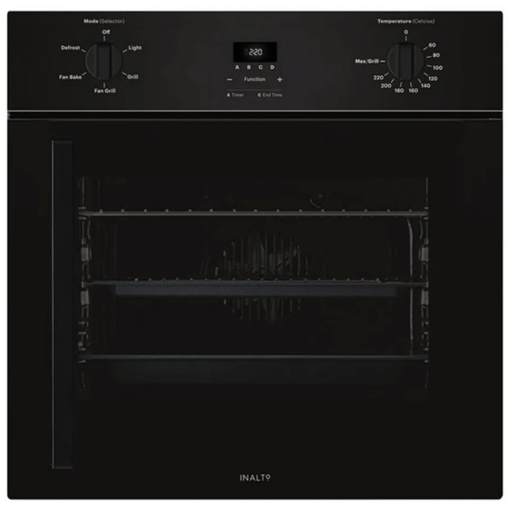 Inalto IOSO605T-R Side Opening 5 Function Electric Black Oven