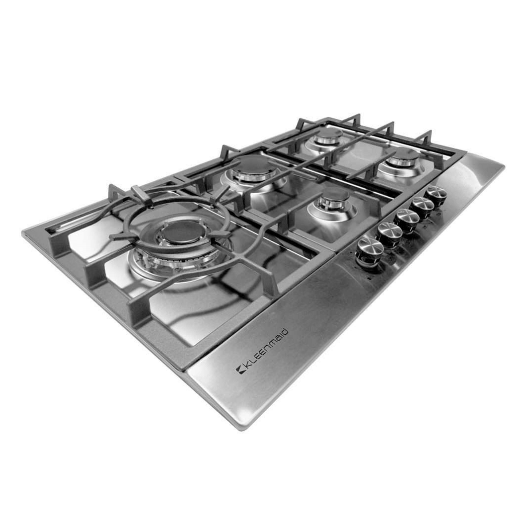 Kleenmaid GCT9012 90cm Gas Cooktop side view