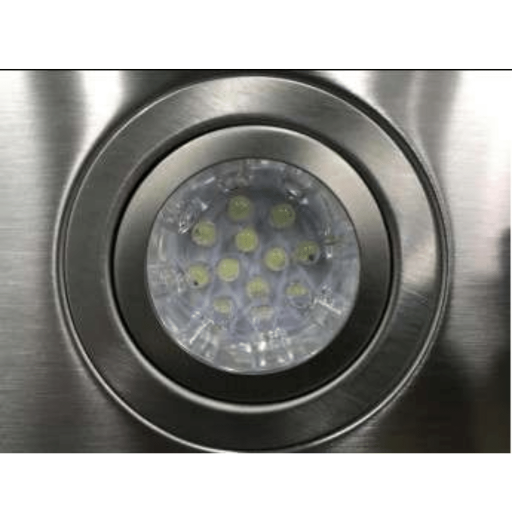 Kleenmaid RHUC91 70cm Stainless Steel Fixed Undermount Rangehood LED lights