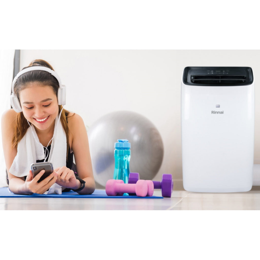 Rinnai RPC41NC 4.1kW White Portable Air Conditioner - The Appliance Guys