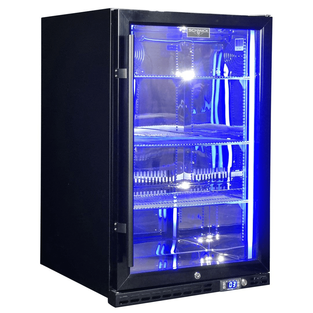 Schmick SK146R-B-HD Under Bench Bar Fridge Close Door - The Appliance Guys