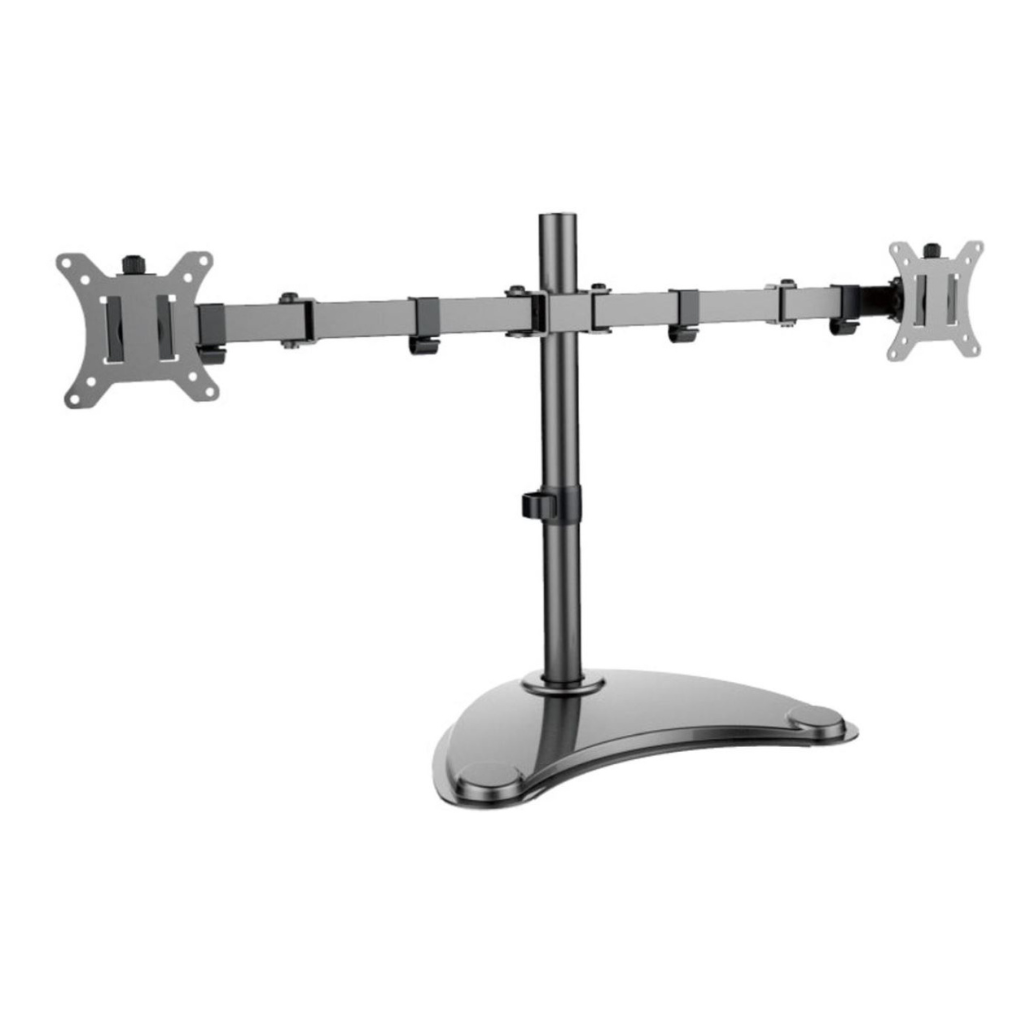 Monster MTDM2MS1332 Black Dual Monitor Desktop Stand