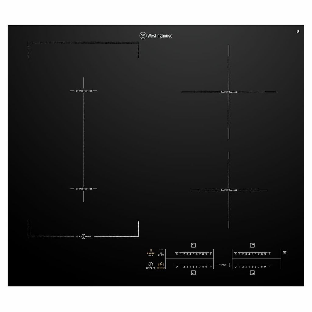 Westinghouse WHI645BC 60cm Black Induction Cooktop - The Appliance Guys