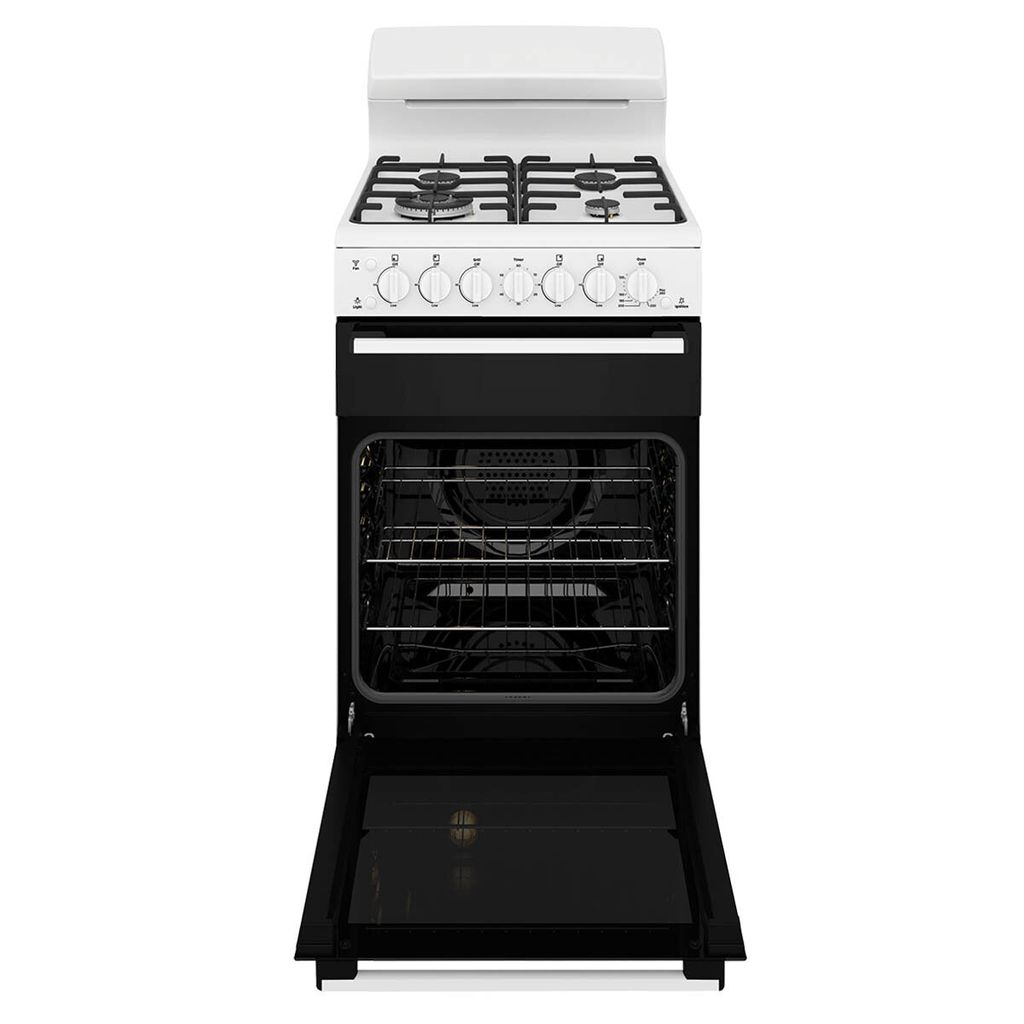 Westinghouse WLG512WCNG 54cm White Natural Gas Freestanding Stove - The Appliance Guys