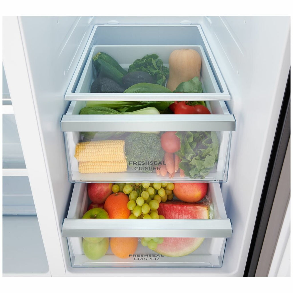 Westinghouse WSE6630SA 624L Arctic Silver Side By Side Fridge - The Appliance Guys